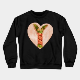 True love is in bacon Crewneck Sweatshirt